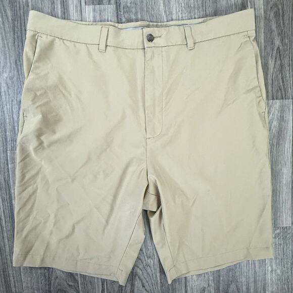 Callaway Opti-Dri Performance Golf Shorts 38T Big & Tall Stretch Tan - Picture 1 of 5